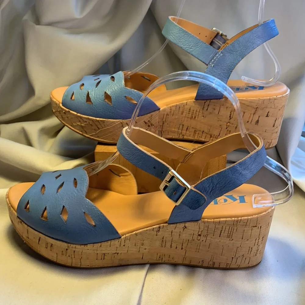 Korks by Kork-Ease almost NEW leather platforms
